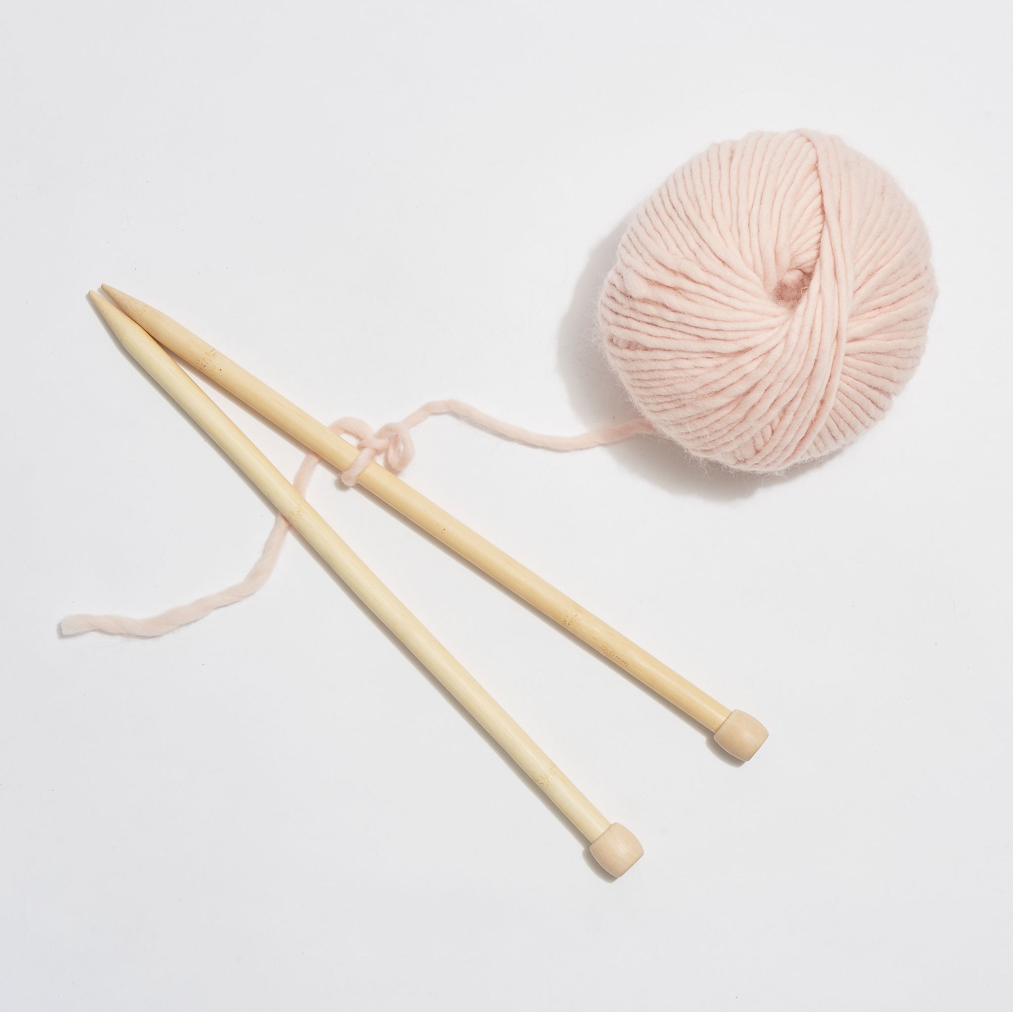 Size 12mm Straight Knitting Needles